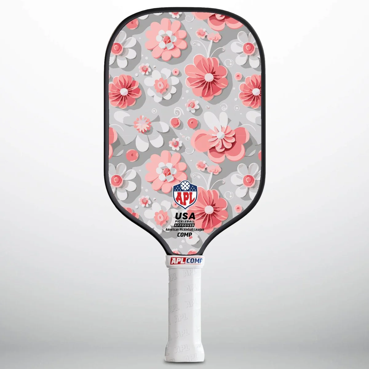 APL - Flowers | 16mm Carbon Fiber | Best Pickleball Paddles | American Pickleball League - Image 2