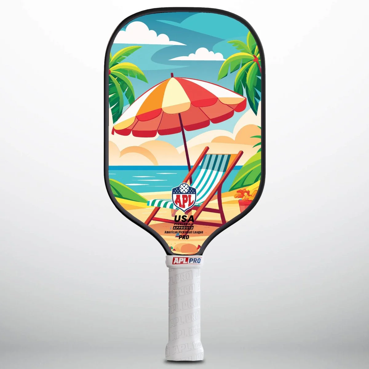 APL - Chair on Beach | 16mm Carbon Fiber | Best Pickleball Paddles | American Pickleball League - Image 3