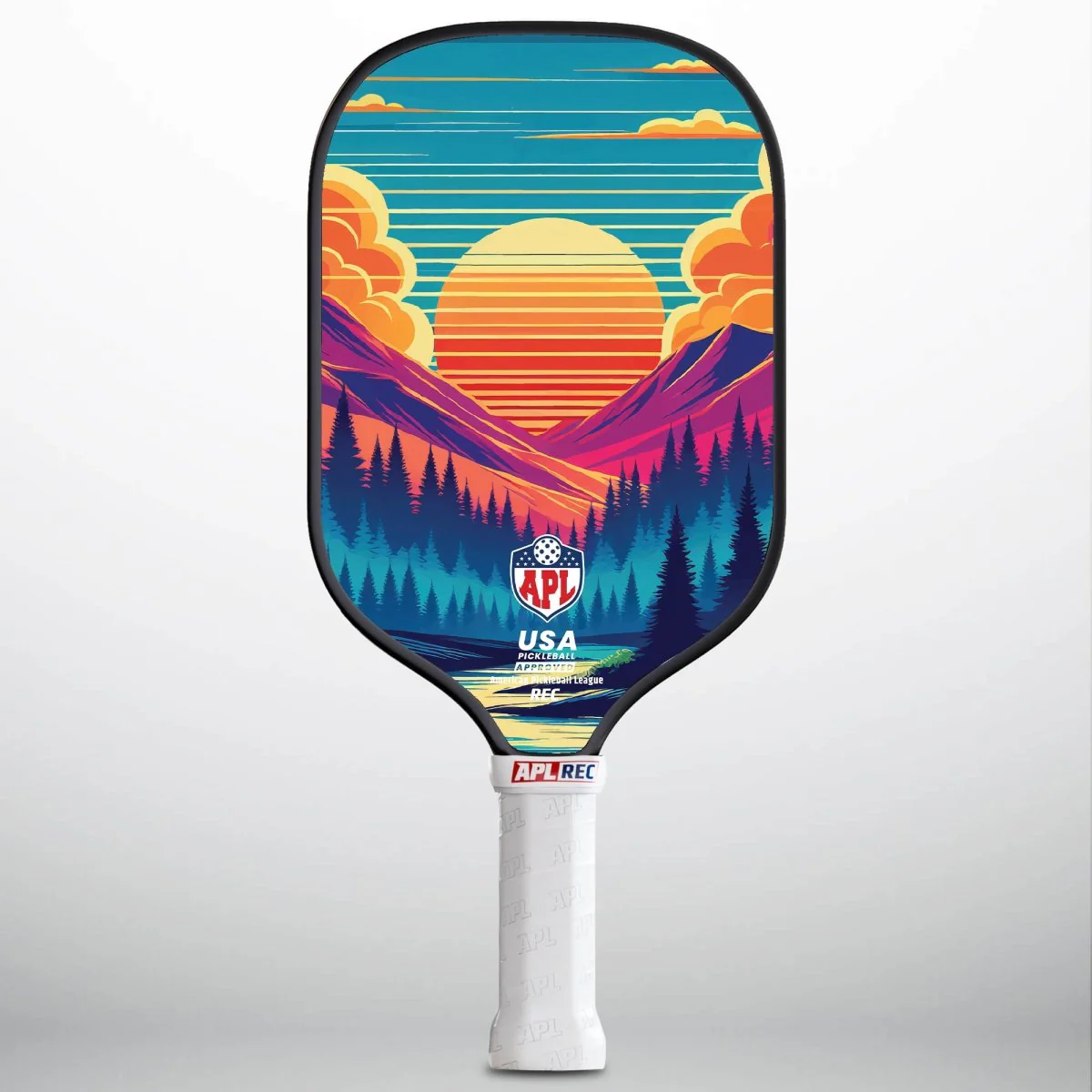 APL - Trees Pickleball Paddle | 16mm Carbon Fiber | Best Pickleball Paddles | American Pickleball League