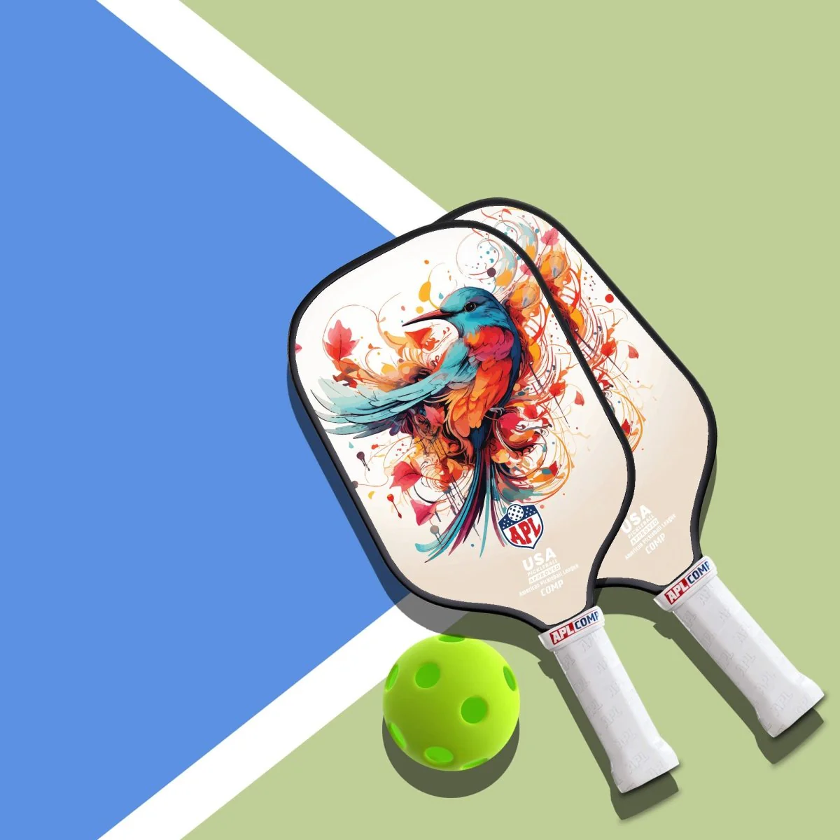 APL - Sparrow | 16mm Carbon Fiber | Best Pickleball Paddles | American Pickleball League - Image 8