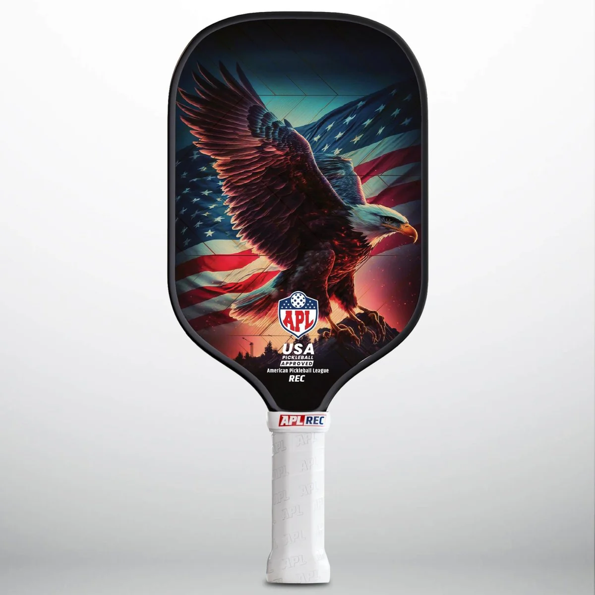 APL - Flying Eagle Flag Pickleball Paddle | 16mm Carbon Fiber | Best Pickleball Paddles | American Pickleball League
