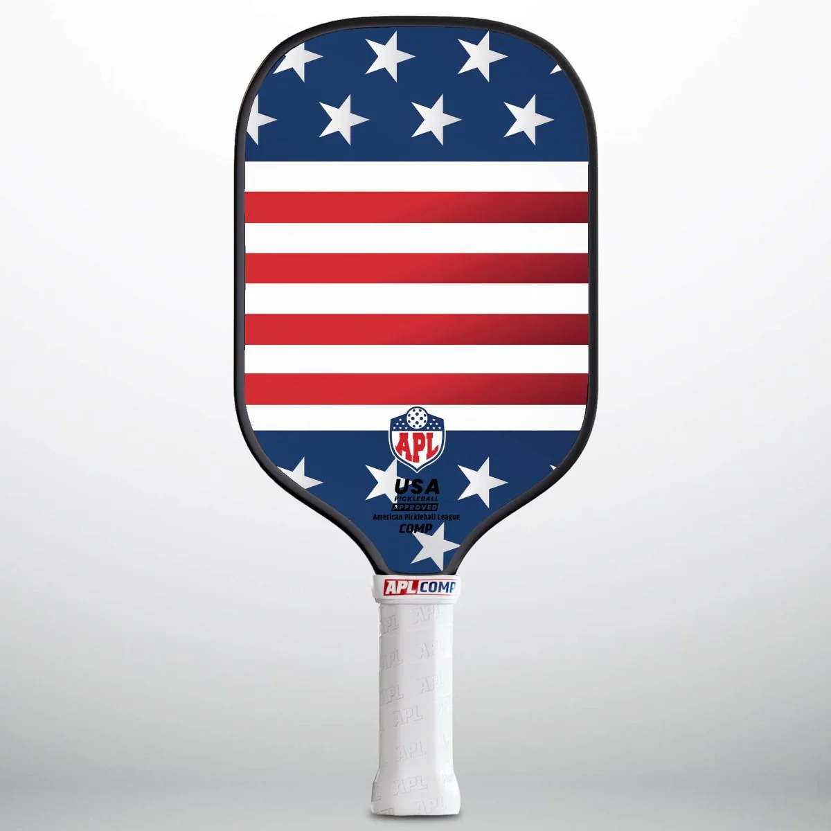 APL - Red White Lines Pickleball Paddle | 16mm Carbon Fiber | Best Pickleball Paddles | American Pickleball Leage - Image 2