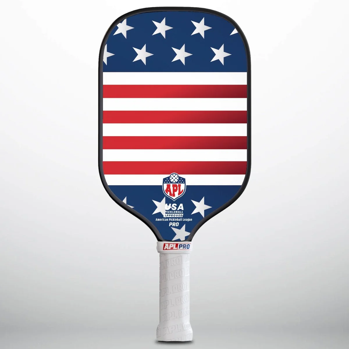 APL - Red White Lines Pickleball Paddle | 16mm Carbon Fiber | Best Pickleball Paddles | American Pickleball Leage - Image 3