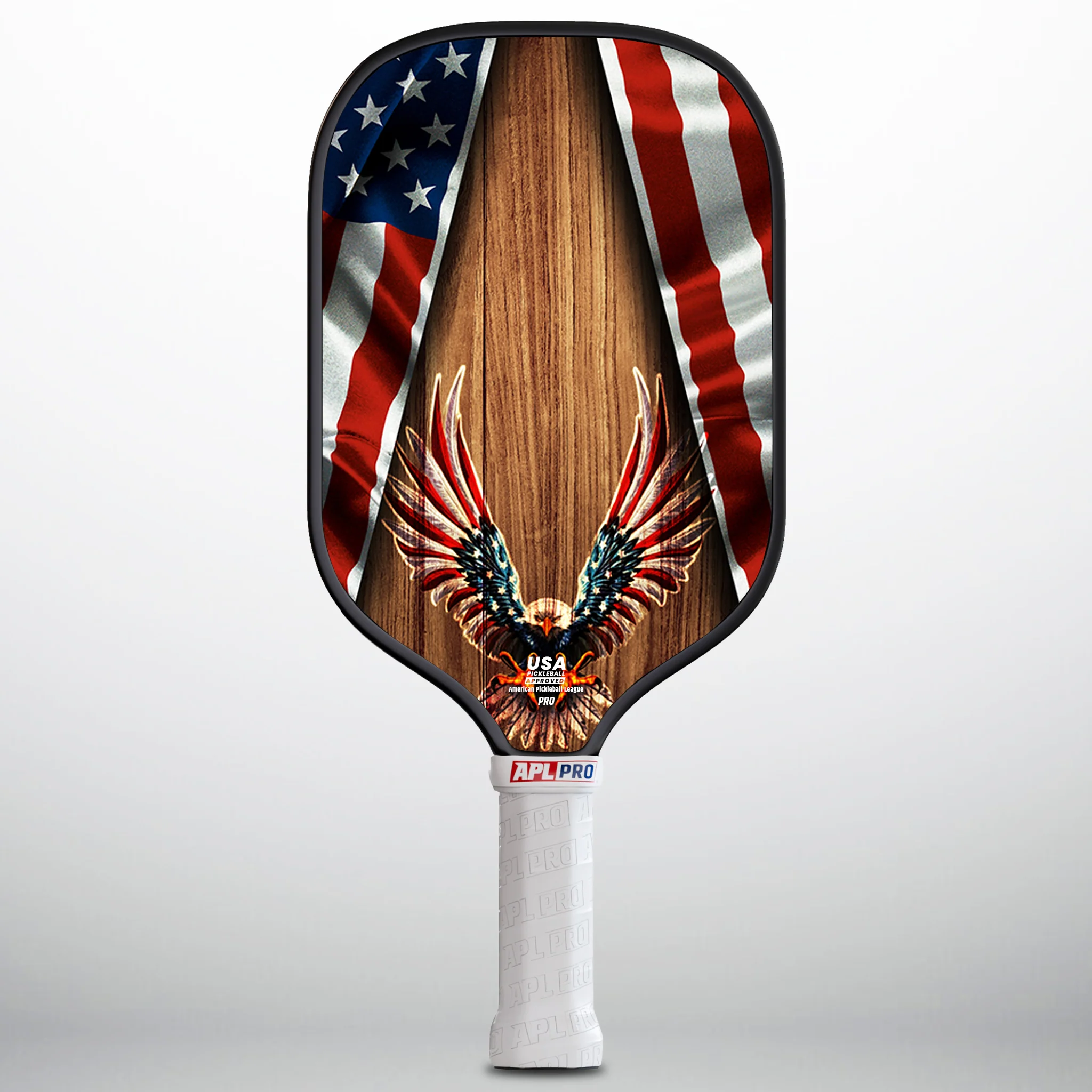 APL - Eagle Wood | 16mm Carbon Fiber | Best Pickleball Paddles | American Pickleball League - Image 3