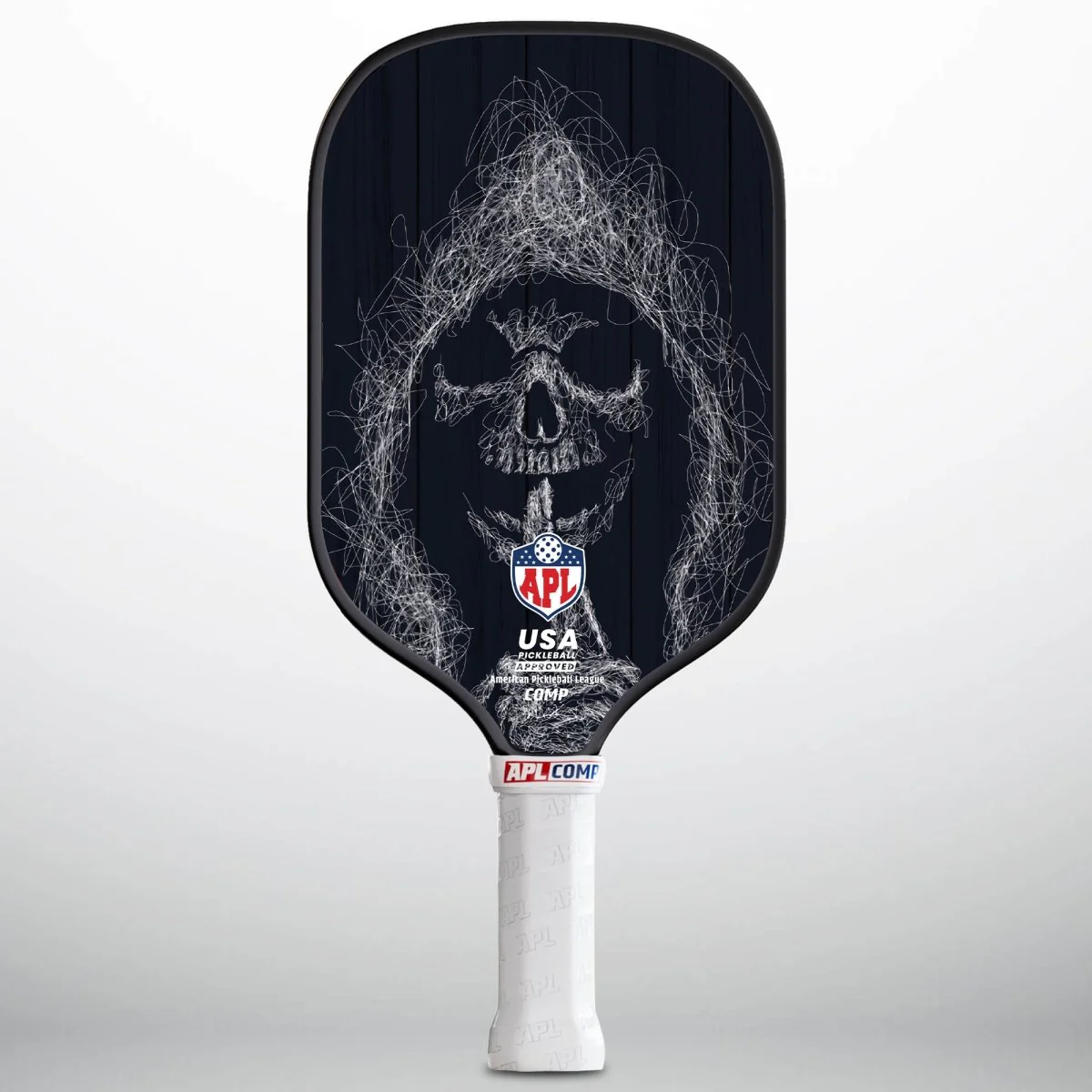 APL - Skull | 16mm Carbon Fiber | Best Pickleball Paddles | American Pickleball League - Image 2