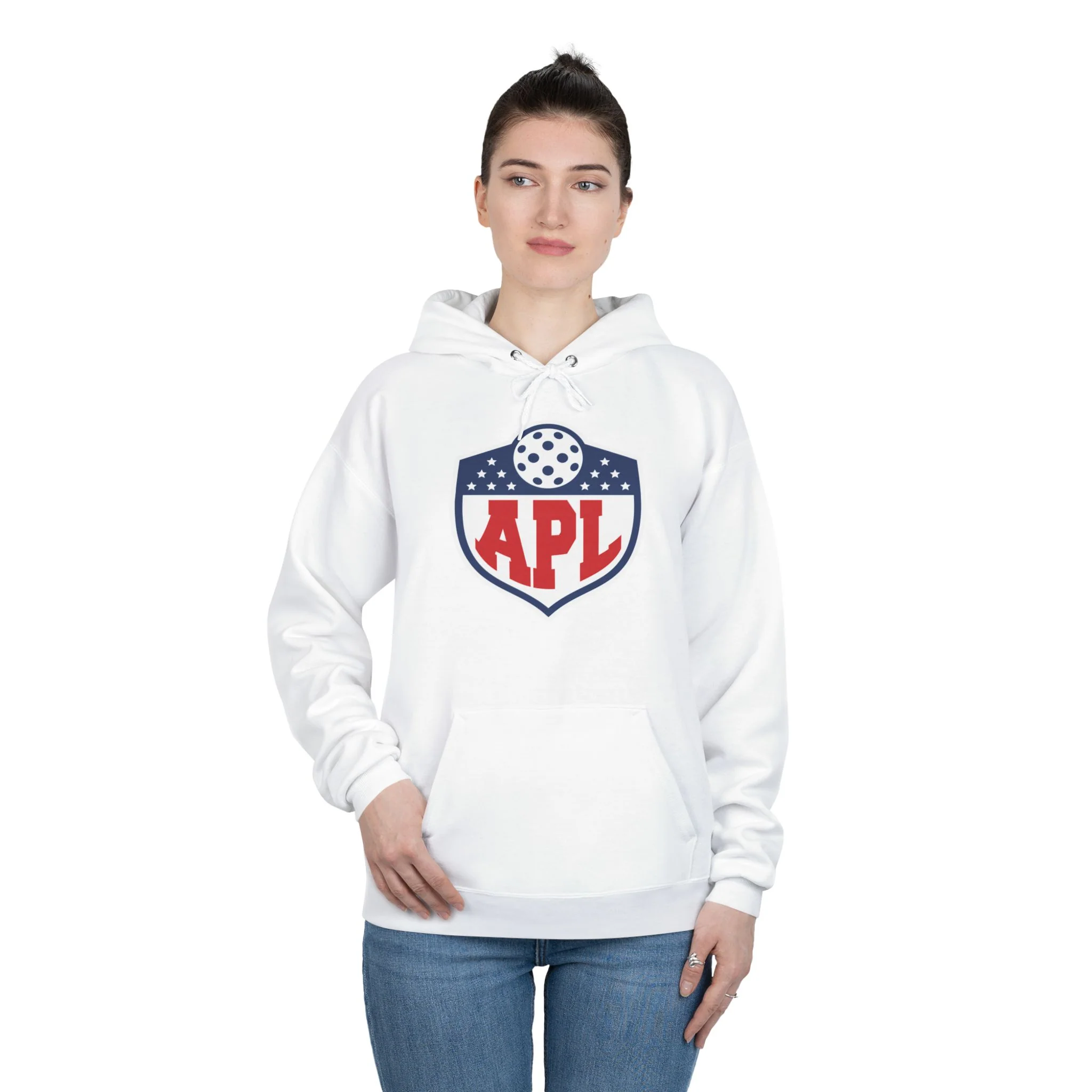 APL Pickleball Shield Hoodie — Retro Pickleball Pullover - Image 7