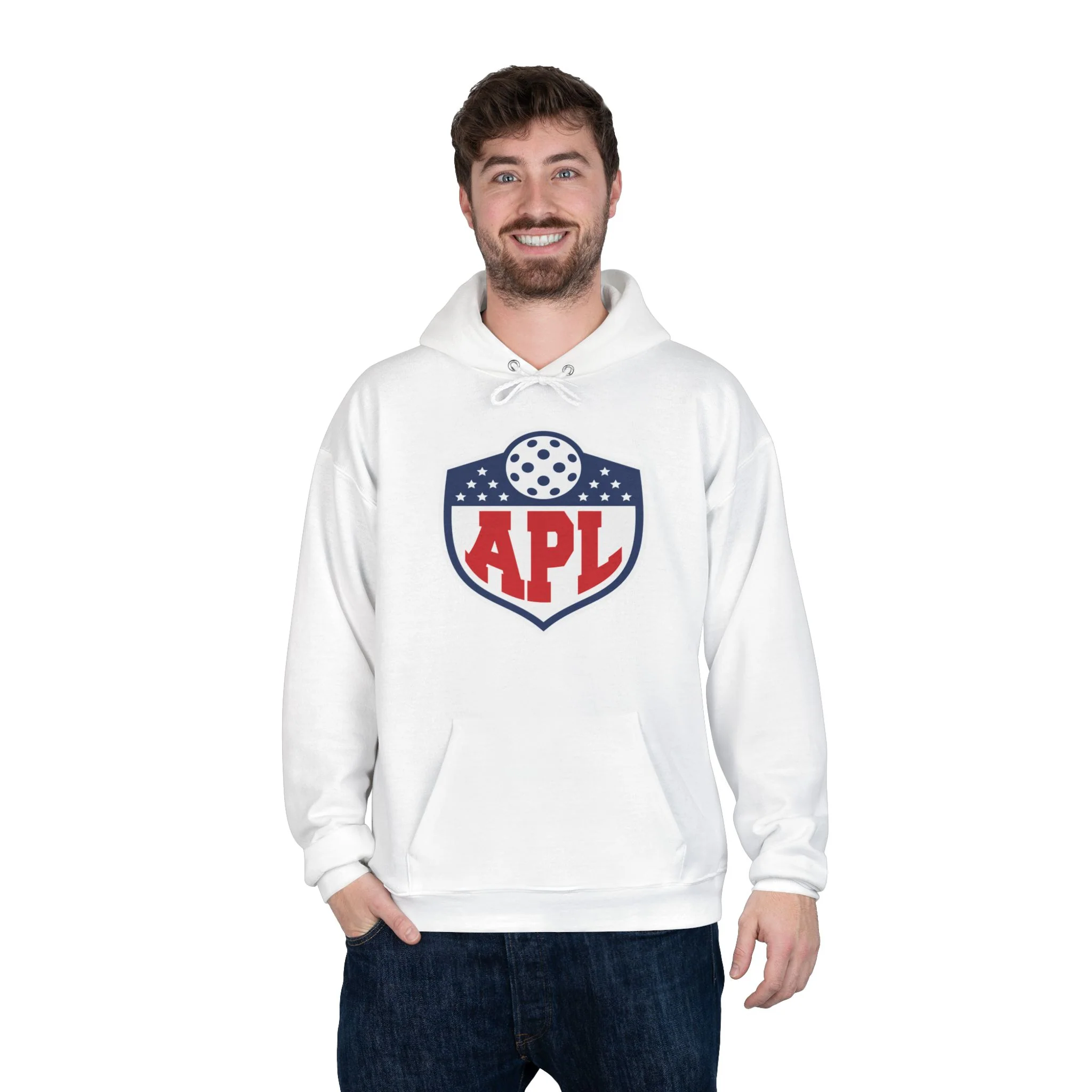 APL Pickleball Shield Hoodie — Retro Pickleball Pullover - Image 8