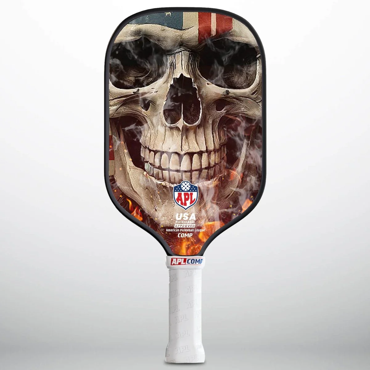 APL - Smoky Skull Pickleball Paddle | 16mm Carbon Fiber | Best Pickleball Paddles | American Pickleball League - Image 5