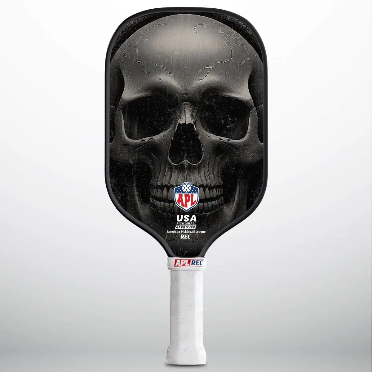 APL - Dark Skull | 16mm Carbon Fiber | Best Pickleball Paddles | American Pickleball League