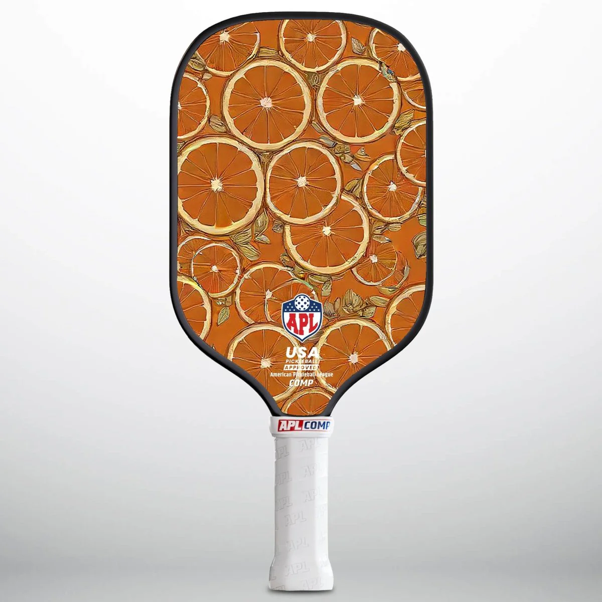 APL - Orange Slices Pickleball Paddle | 16mm Carbon Fiber | Best Pickleball Paddles | American Pickleball League - Image 2