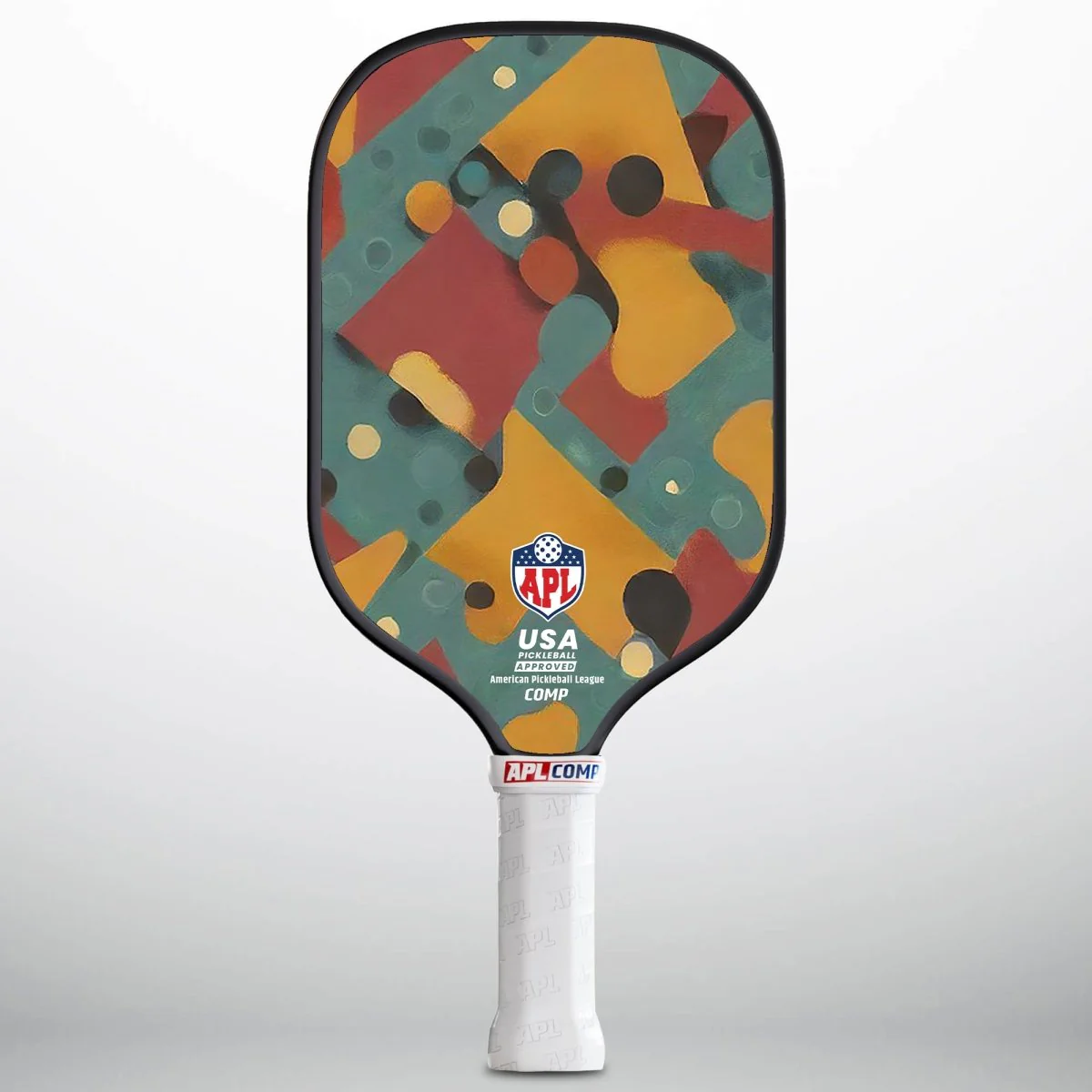 APL - Colorful Patterns Pickleball Paddle | 16mm Carbon Fiber | Best Pickleball Paddles | American Pickleball League - Image 2