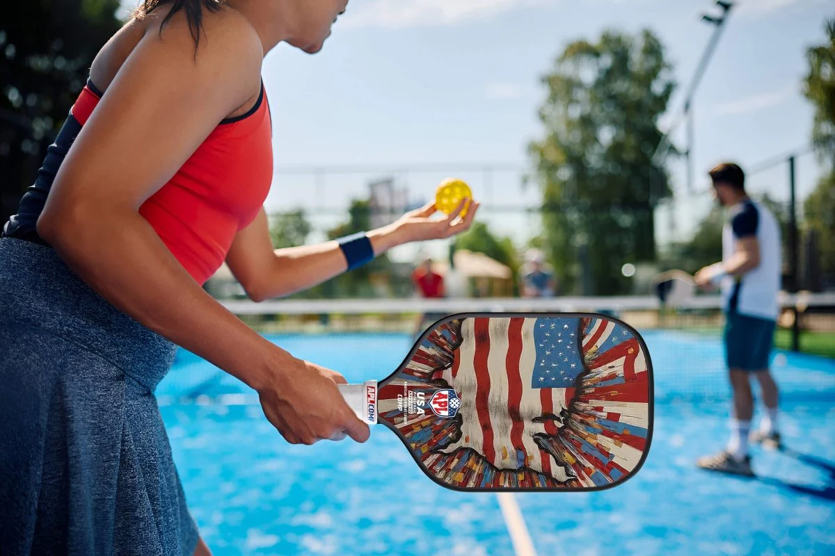 APL - US Map Pickleball Paddle | 16mm Carbon Fiber | Best Pickleball Paddles | American Pickleball League - Image 7