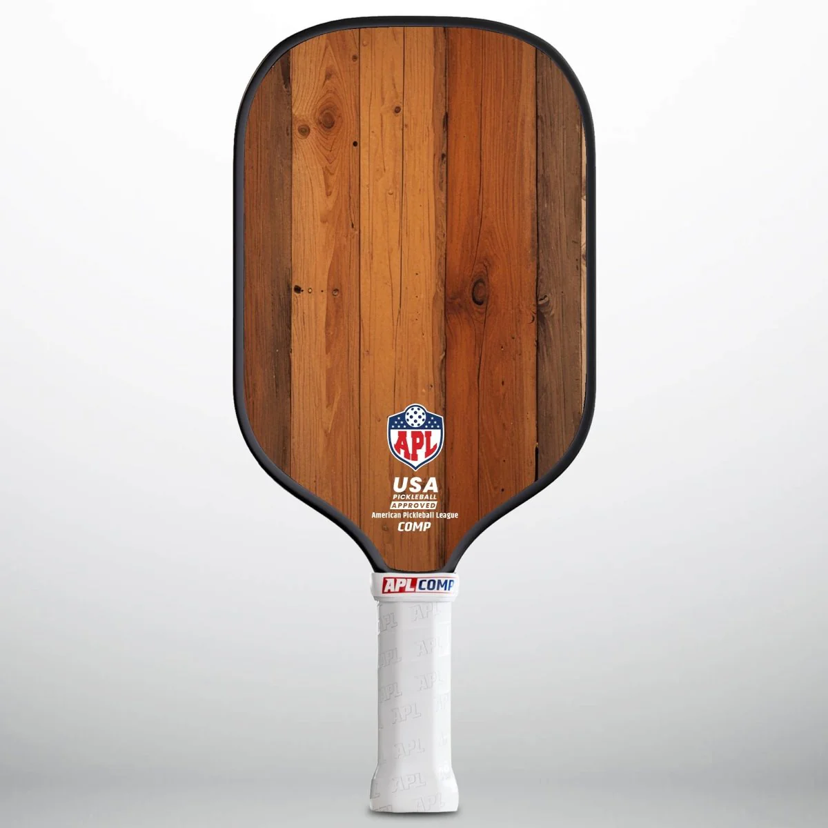 APL - Wooden Planks Pickleball Paddle | 16mm Carbon Fiber | Best Pickleball Paddles | American Pickleball League - Image 2