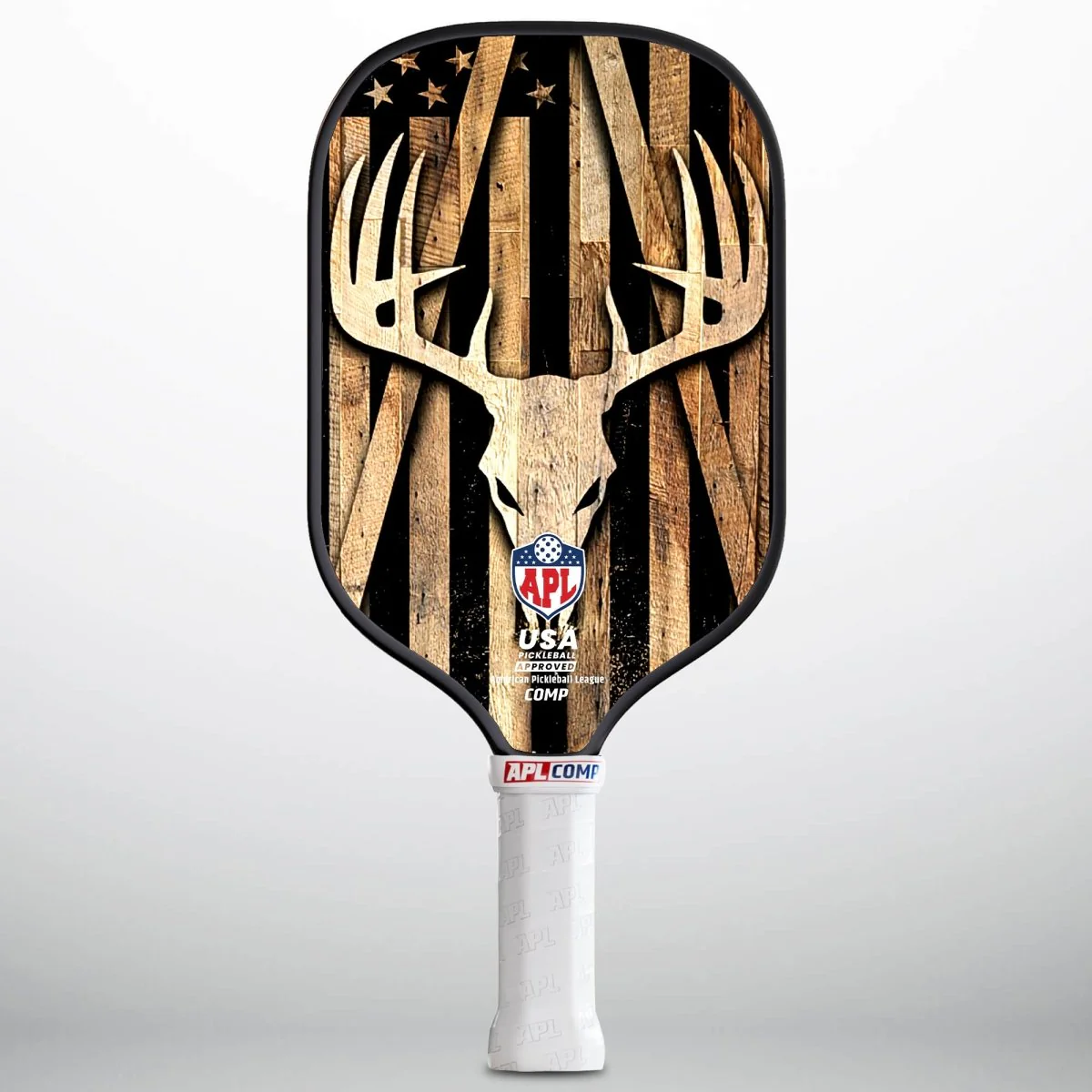 APL - Deer Wood | 16mm Carbon Fiber | Best Pickleball Paddles | American Pickleball League - Image 2