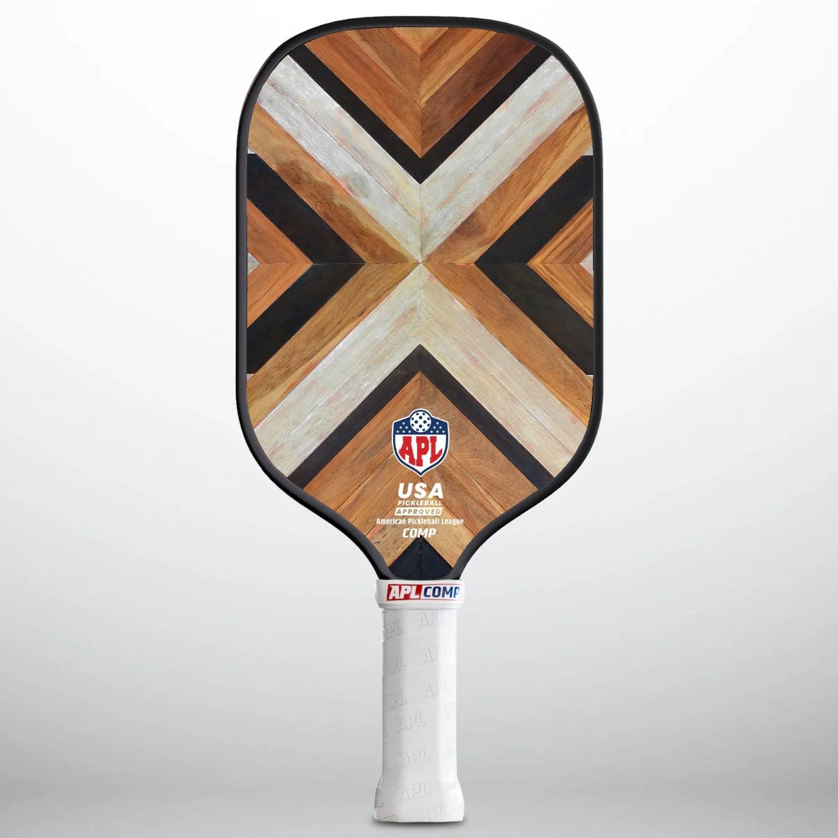 APL - Wooden Patterns Pickleball Paddle | 16mm Carbon Fiber | Best Pickleball Paddles | American Pickleball League - Image 5
