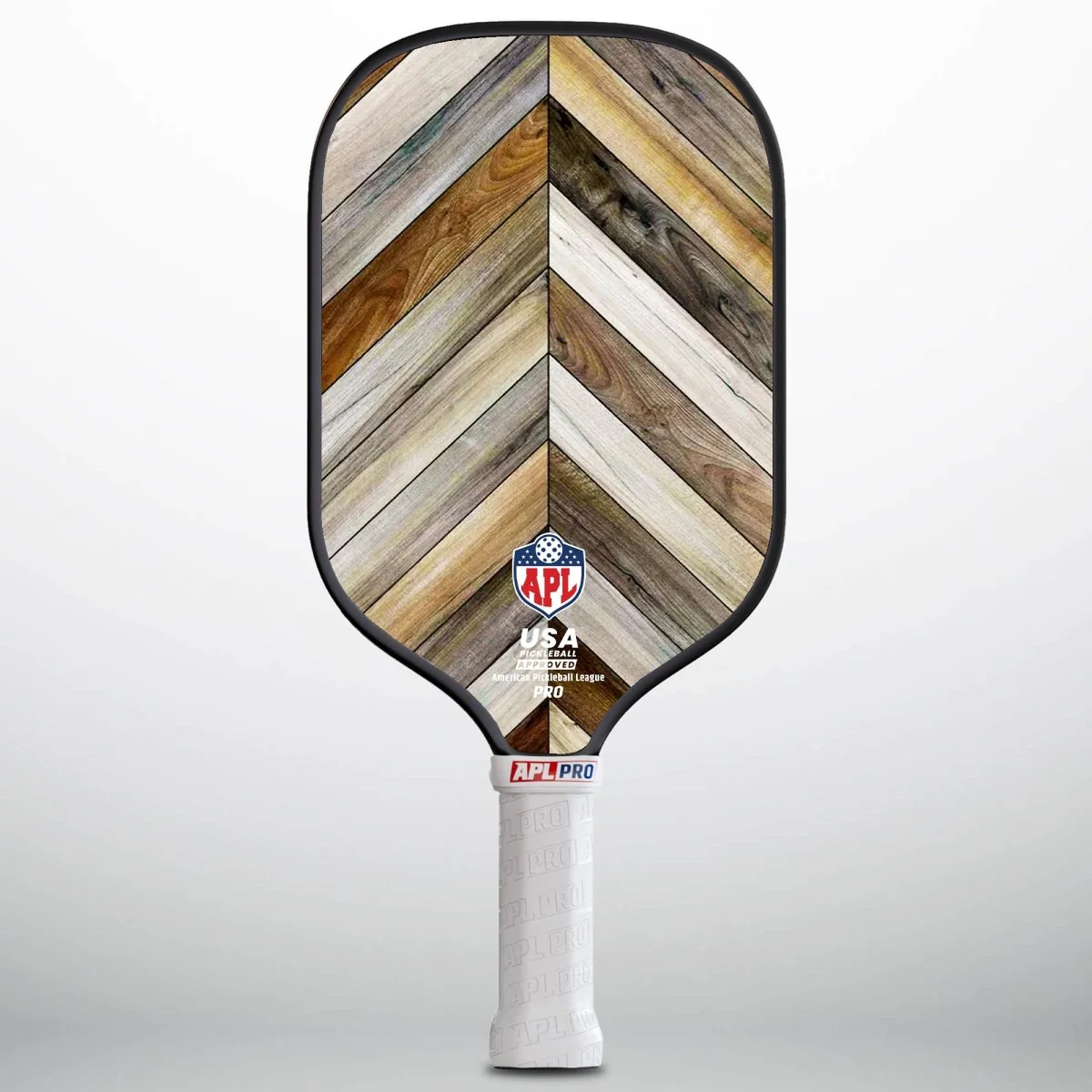 APL - Wooden Patterns Pickleball Paddle | 16mm Carbon Fiber | Best Pickleball Paddles | American Pickleball League - Image 9