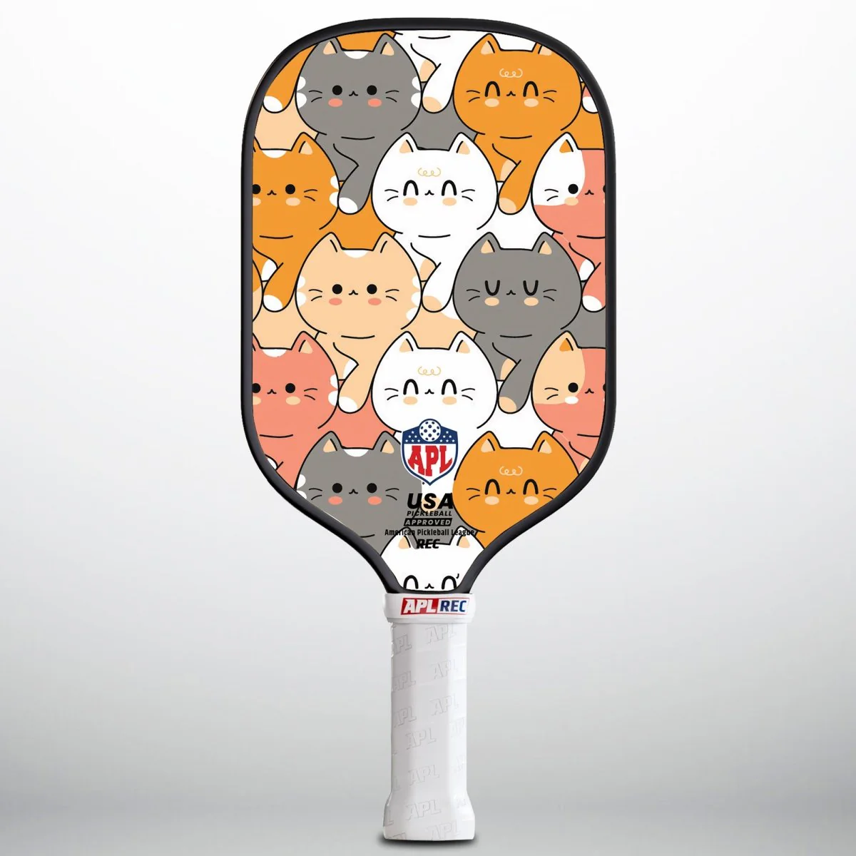 APL - Cats Cartoons | 16mm Carbon Fiber | Best Pickleball Paddles | American Pickleball League