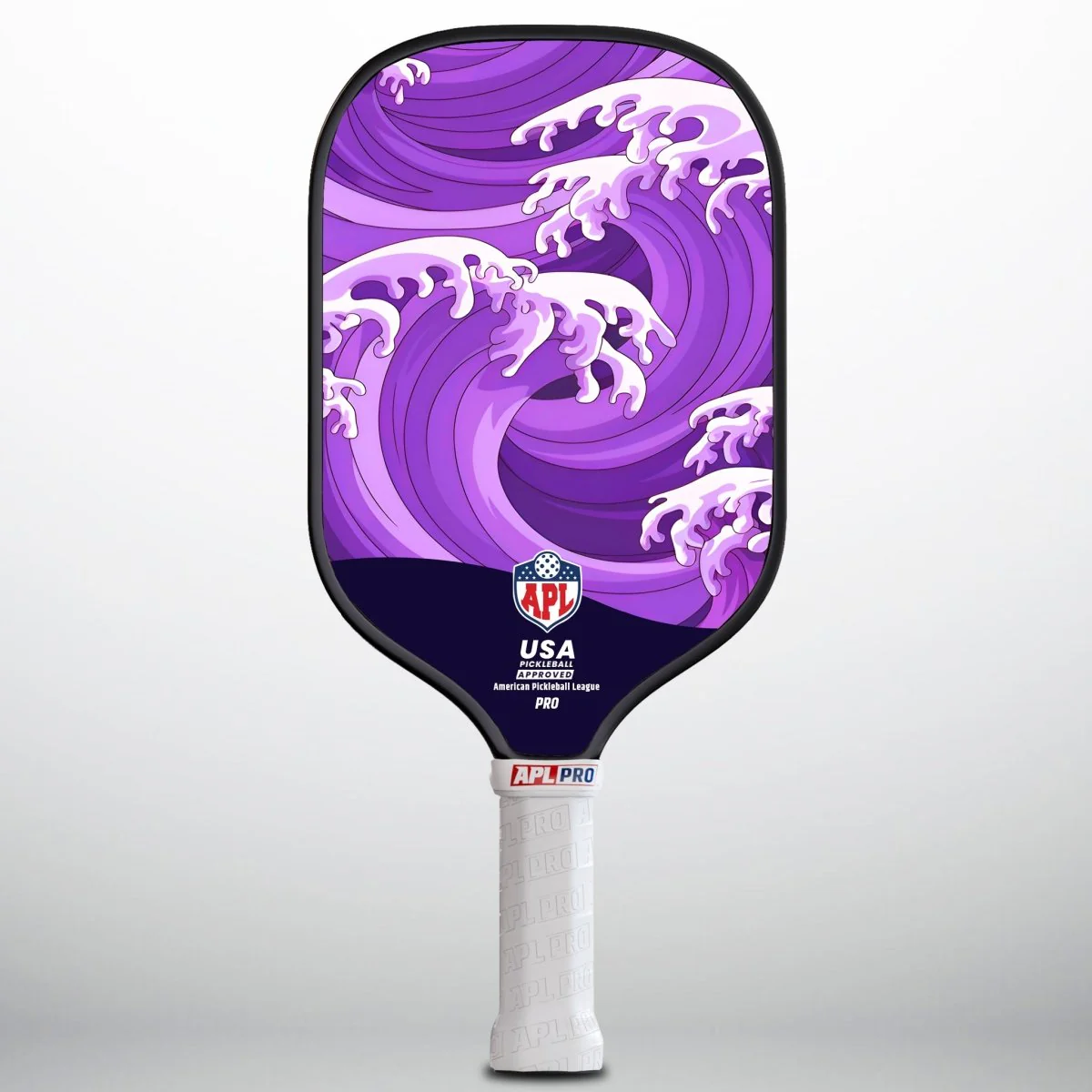 APL - Ocean Waves Pickleball Paddle | 16mm Carbon Fiber | Best Pickleball Paddles | American Pickleball League - Image 3