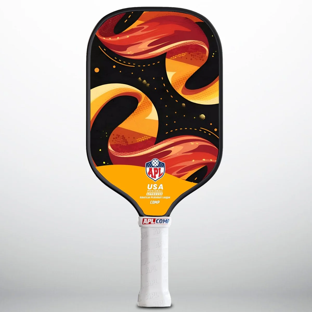 APL - Curved Patterns | 16mm Carbon Fiber | Best Pickleball Paddles | American Pickleball League - Image 2