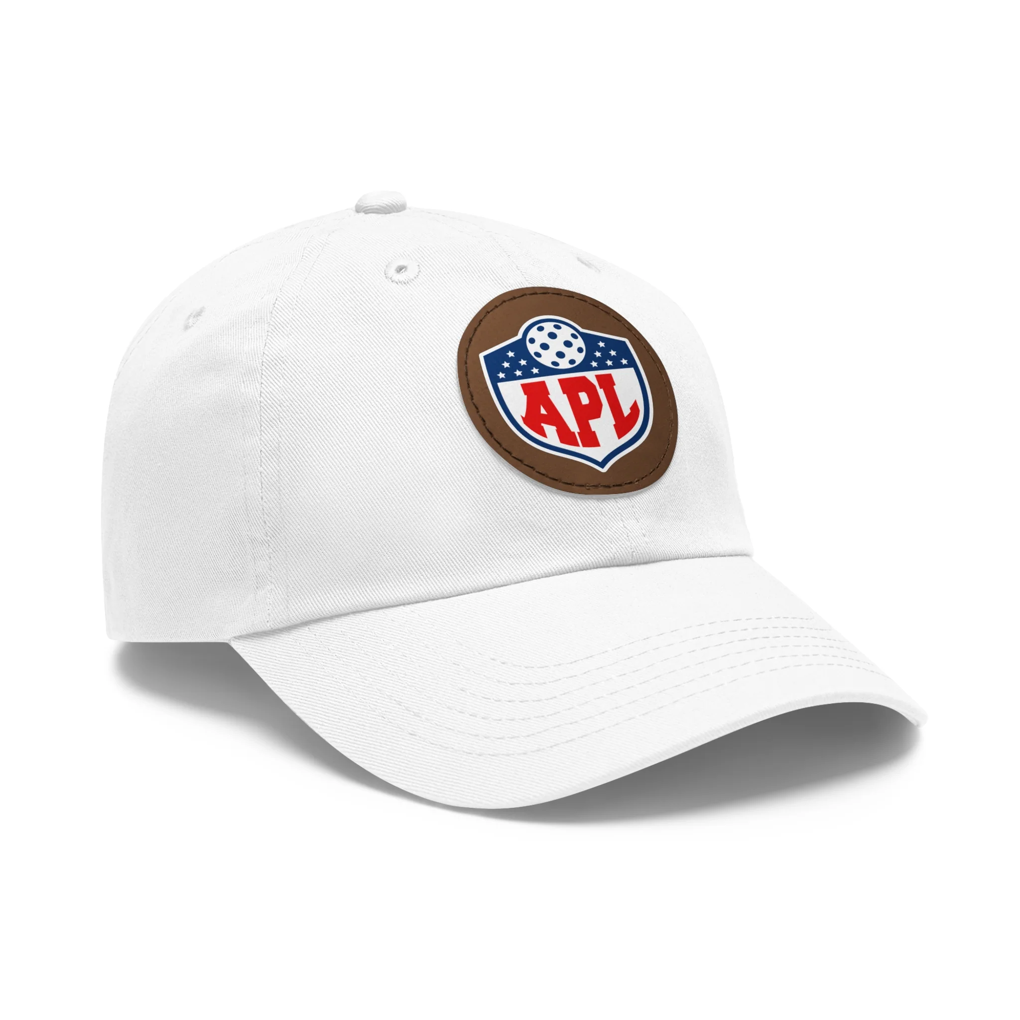 Dad Hat with Leather Patch (Round) - Image 12