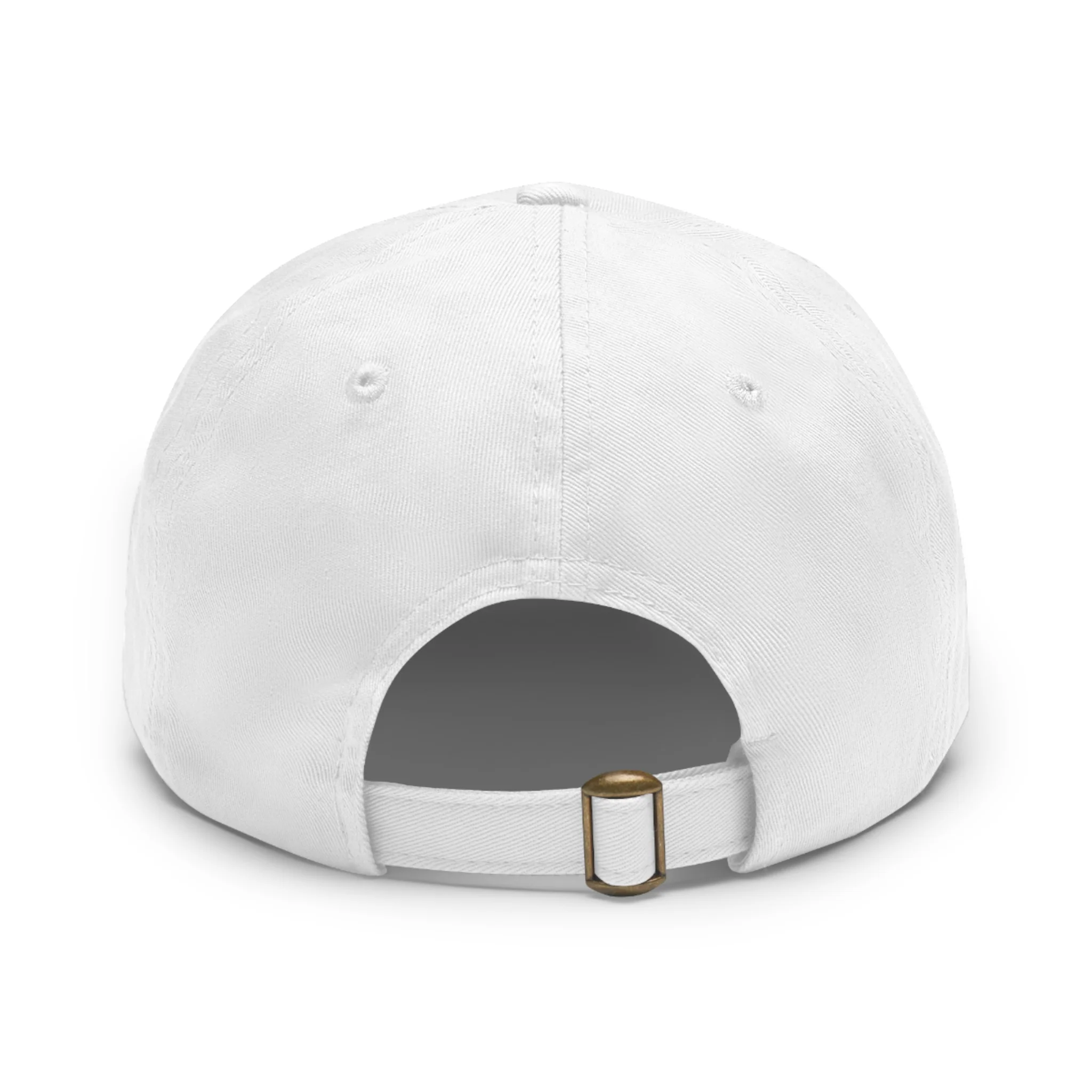 Dad Hat with Leather Patch (Round) - Image 13