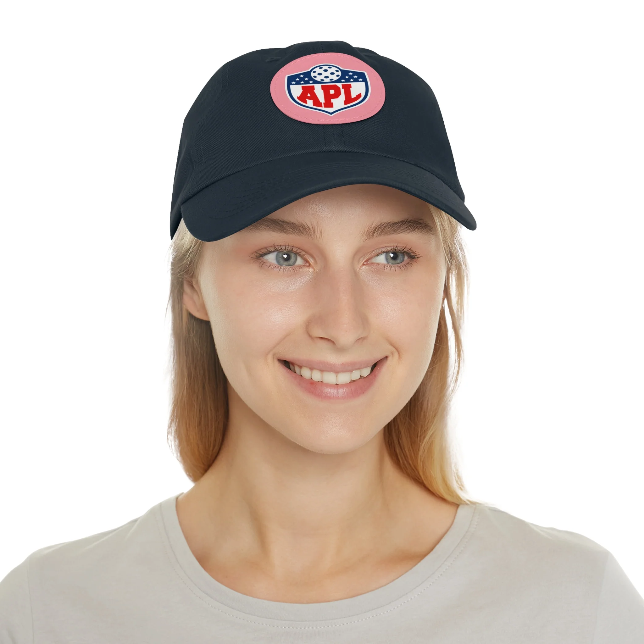 Dad Hat with Leather Patch (Round) - Image 17
