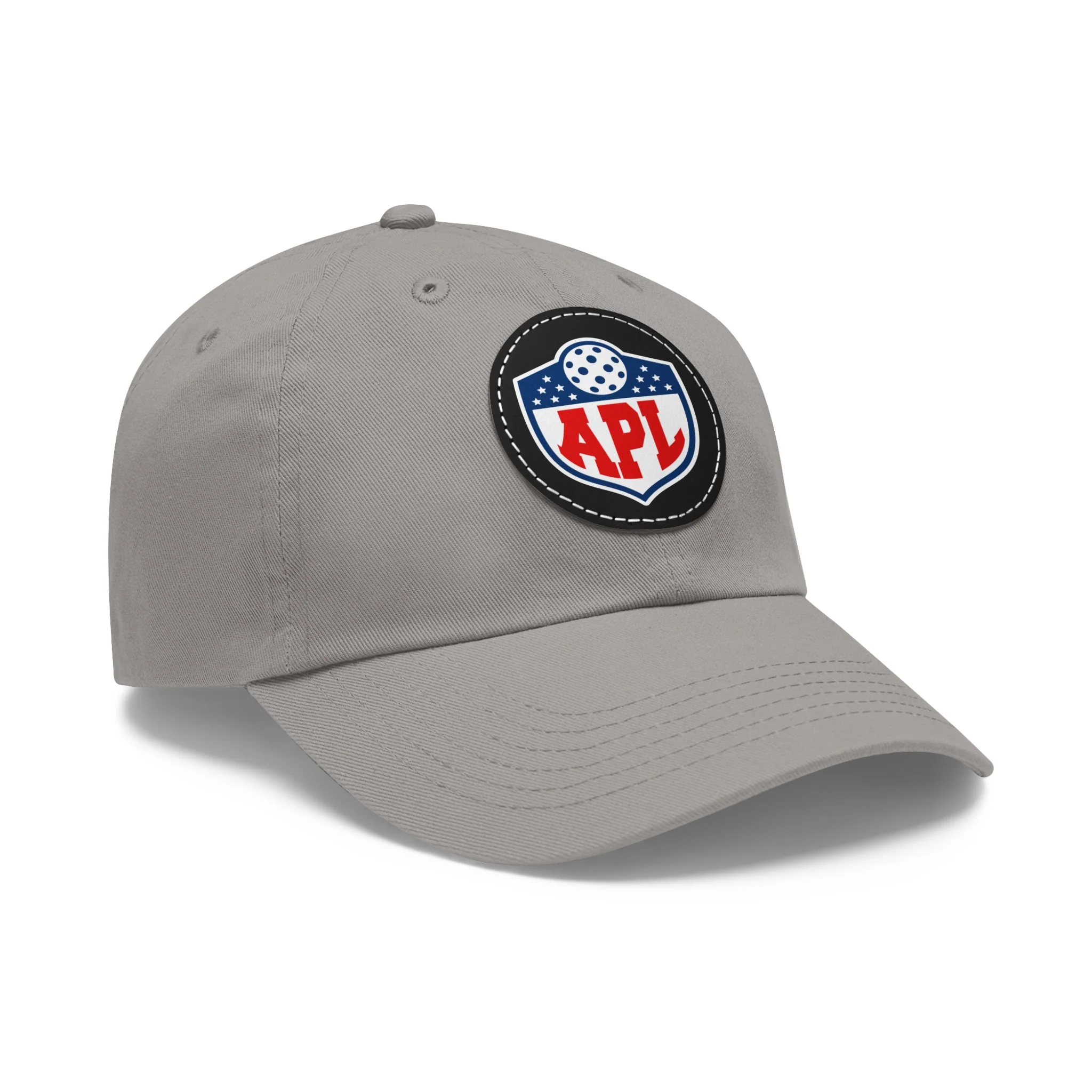 Dad Hat with Leather Patch (Round) - Image 18