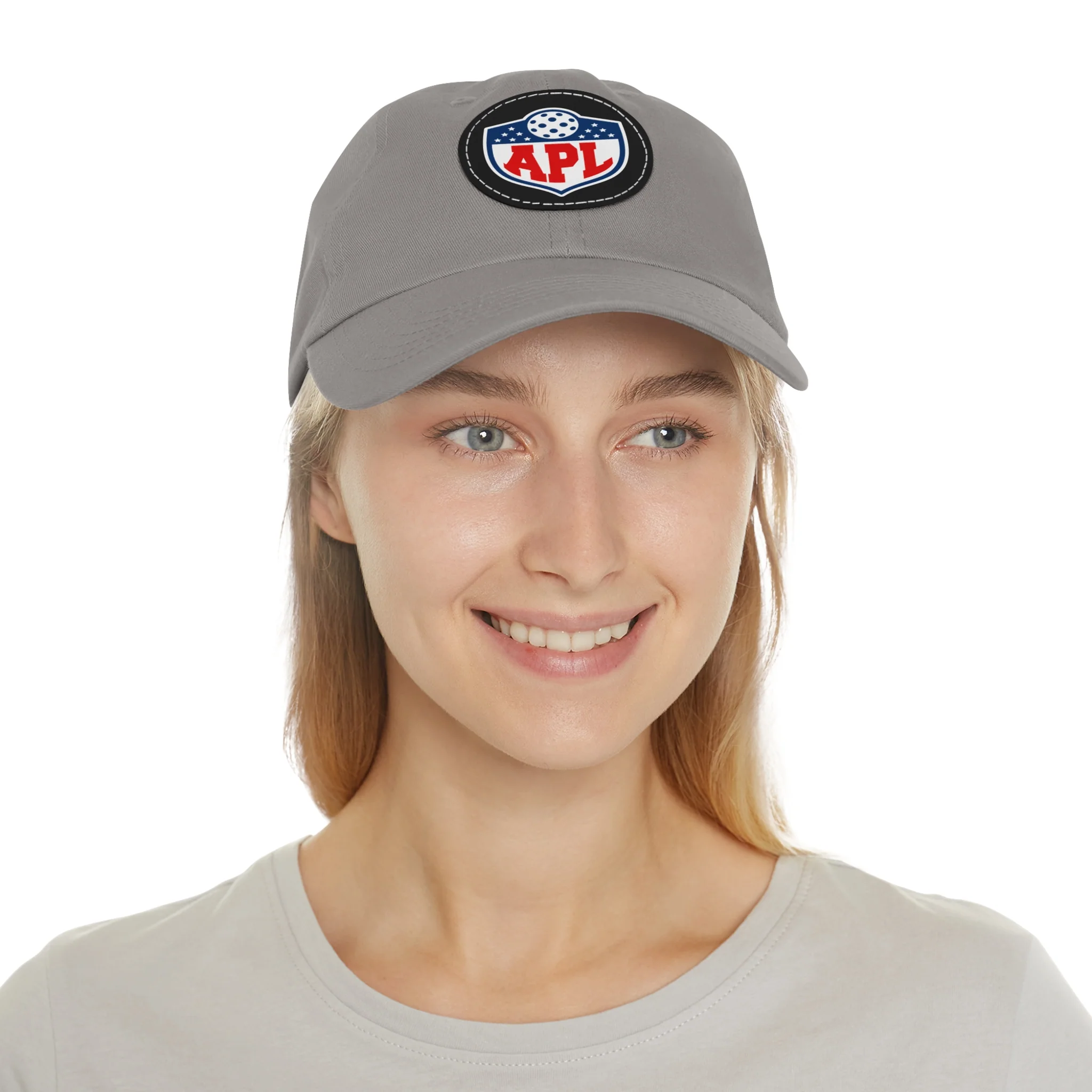 Dad Hat with Leather Patch (Round) - Image 20