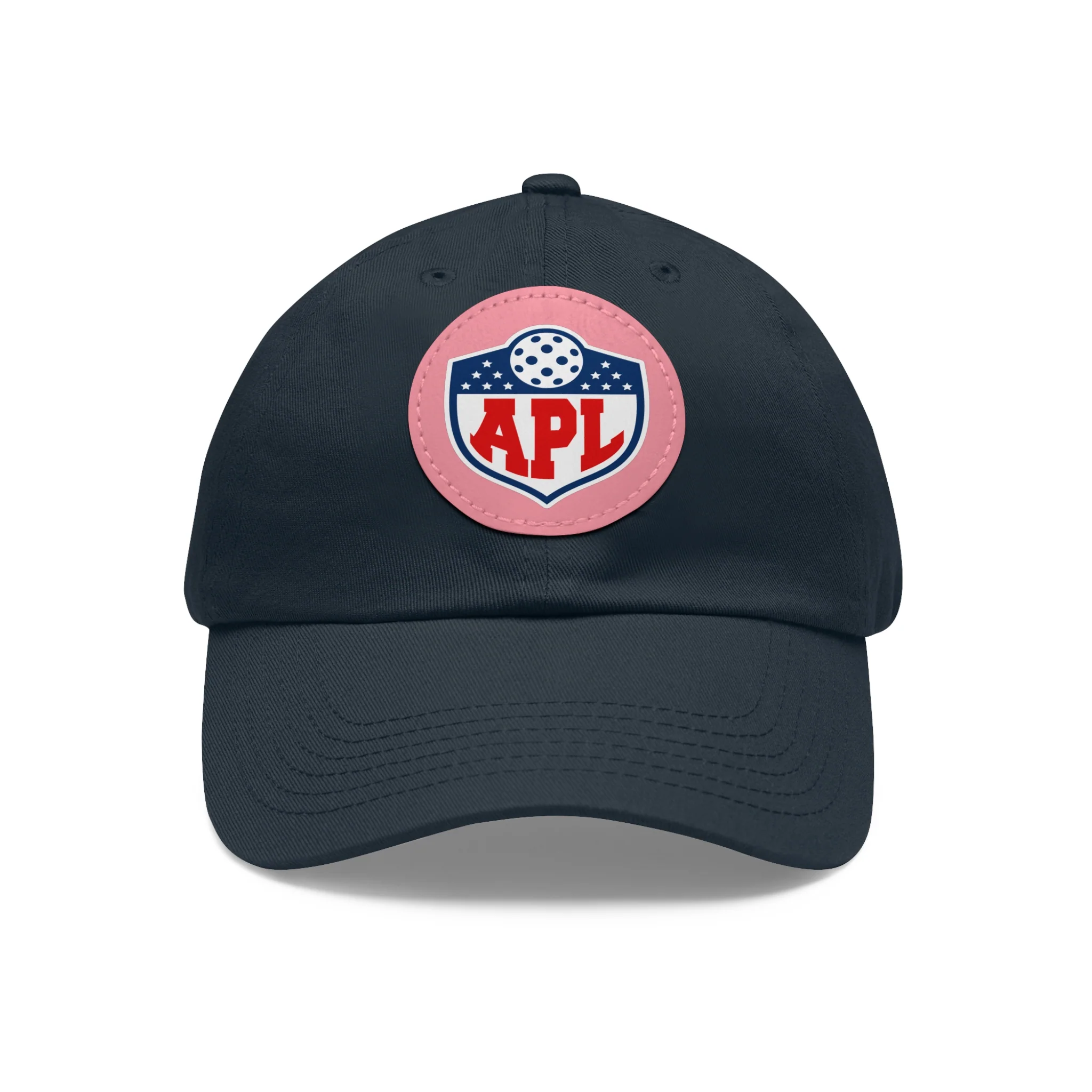 Dad Hat with Leather Patch (Round) - Image 4