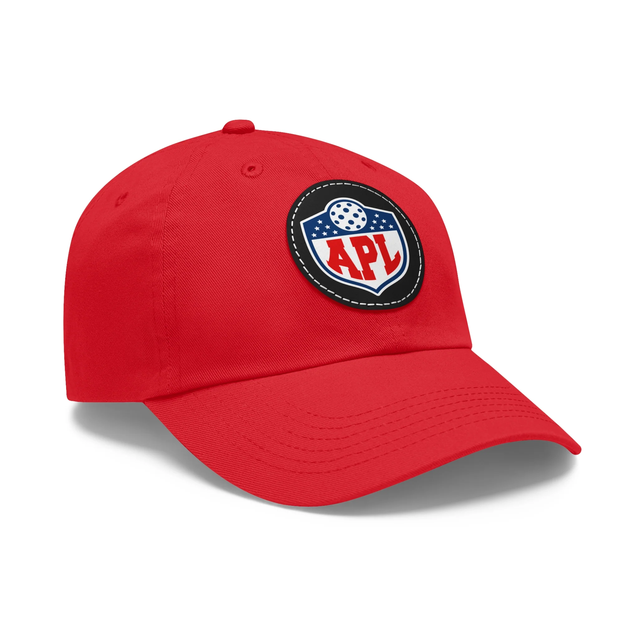 Dad Hat with Leather Patch (Round) - Image 6